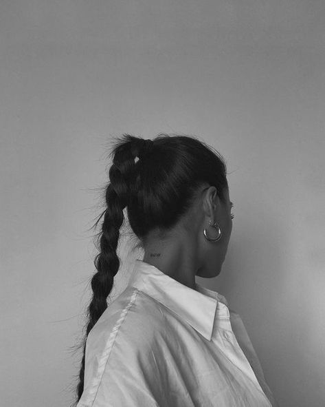 Track Hairstyles, Ponytail Hairstyles Easy, Braids For Long Hair, Braided Ponytail, Dream Hair, Aesthetic Hair, Ponytail Hairstyles, Girly Photography, Braid Styles