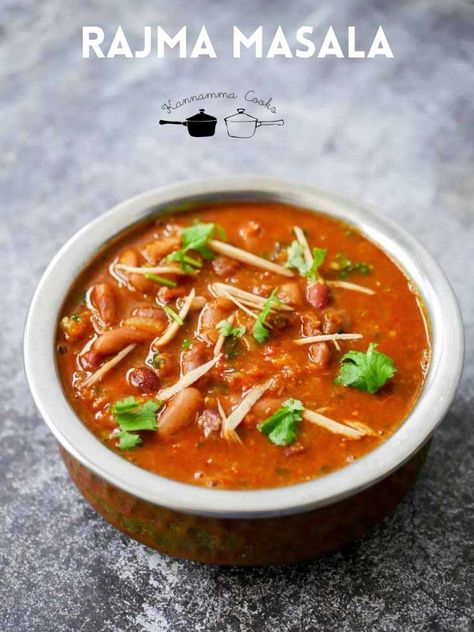 Indian Beans, Kannamma Cooks, Rajma Masala Recipe, Rajma Masala, Rajma Recipe, Dal Recipes, Indian Food Photography, Dal Recipe, Red Kidney Bean