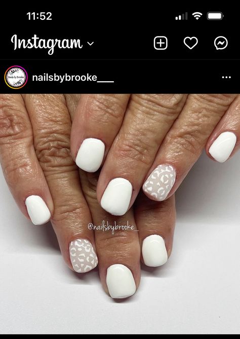 Short Bridal Nails, Gel Nails Ideas Short, Nails Ideas Short, Gel Nails Ideas, Country Acrylic Nails, White Nail Ideas, Hair Tattoos, White Nail, Instagram Nails