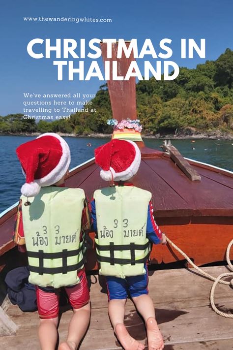 We've answered all your questions about spending Christmas in Thailand here in our post. Read on for all the information.... December in Thailand I Thailand Christmas I Where to go in Thailand for Christmas I Best places to go for Christmas in Thailand I What is Christmas in Thailand like? Thailand In December, Places To Go For Christmas, Thailand Christmas, Thailand New Year, Thailand Island Hopping, Ko Lipe, Christmas Market Stall, Koh Lipe, Thailand Itinerary