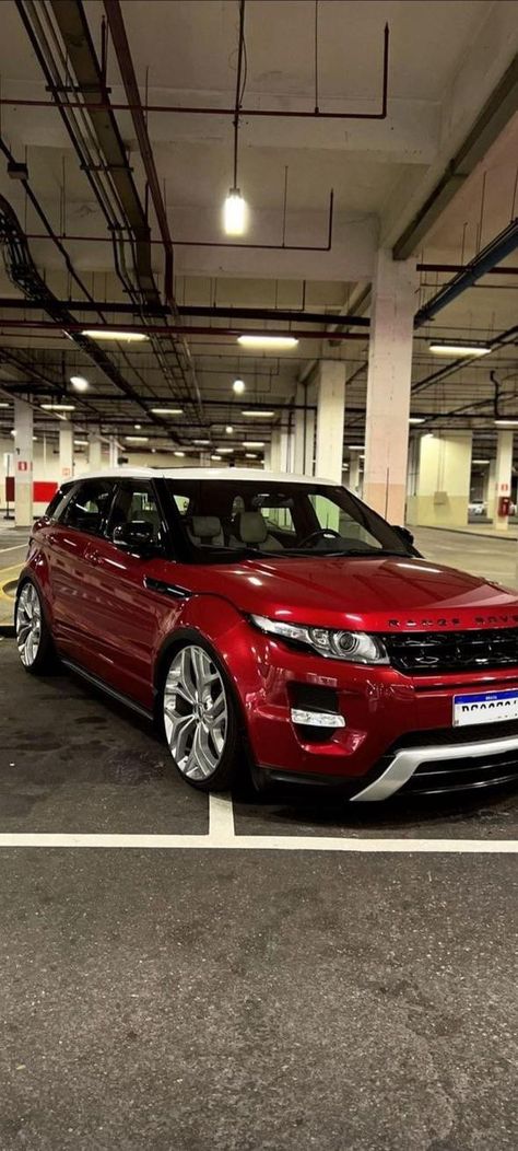 Velar Range Rover, Red Range Rover, Land Rover Velar, Rr Evoque, Tmax Yamaha, Range Rover Car, Stance Cars, Car Goals, Range Rover Evoque