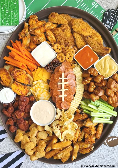 Game Day Platter, Cool Charcuterie Board, Football Tailgate Charcuterie Board, Buffalo Bills Charcuterie Board, Sports Themed Charcuterie Board, Football Charcuterie Boards, Sports Charcuterie Board, Charcuterie Board Football Party, Football Game Charcuterie Board