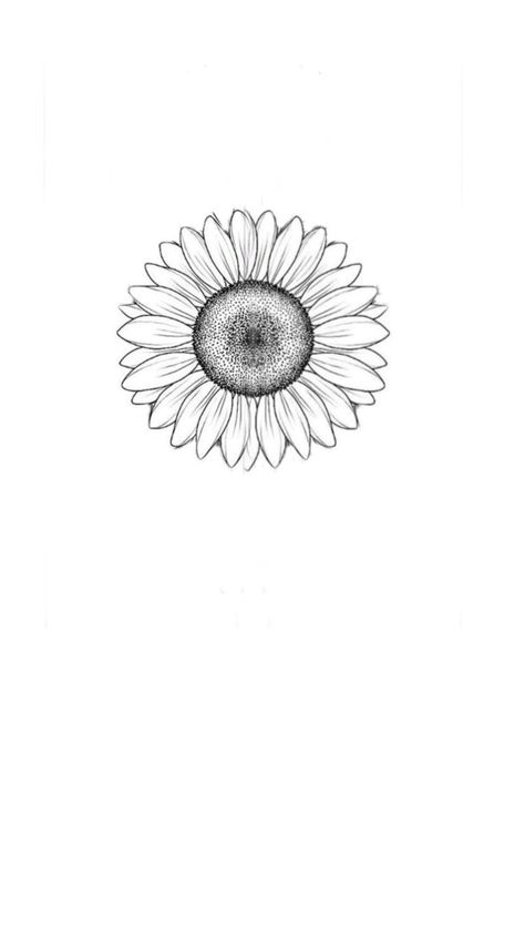 Basic Sunflower Tattoo, Sunflower Tattoo Design Simple, Cute Elbow Tattoos For Women, Sun Flower Drawing Simple, Sunflower Minimalist Tattoo, Simple Sunflower Tattoo Outline, Sunflower Outline Tattoo, Sun Flower Tattoo Design, Sunflower Tattoo Drawing