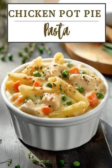 Enjoy the warmth of Chicken Pot Pie Pasta, a creamy, flavorful dish that combines all the comforts of your favorite pot pie with pasta! Quick and easy, this meal is perfect for busy weeknights. With tender chicken, hearty vegetables, and a rich sauce, it's sure to become a family favorite. Ready in just 30 minutes, you won’t want to miss out! Serve it with garlic bread or a fresh salad for a complete meal. Save this recipe for your next dinner, and don’t forget to share your creations! Chicken Pot Pie Pasta, Pot Pie Pasta, Pickled Vegetables Recipe, Winter Meals, Pasta Ingredients, Kitchen Fun, Chicken Dinners, Comfort Dishes, Crockpot Meals