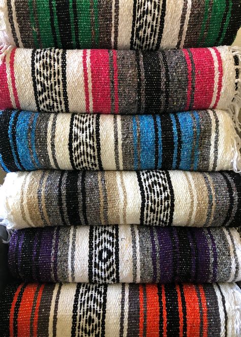 Mexican Serape Blanket, Serape Blanket, Boho Throw Blanket, Mexican Beaches, Mexican Serapes, Boho Blanket, Yoga Blanket, Fiesta Theme, Mexican Blanket