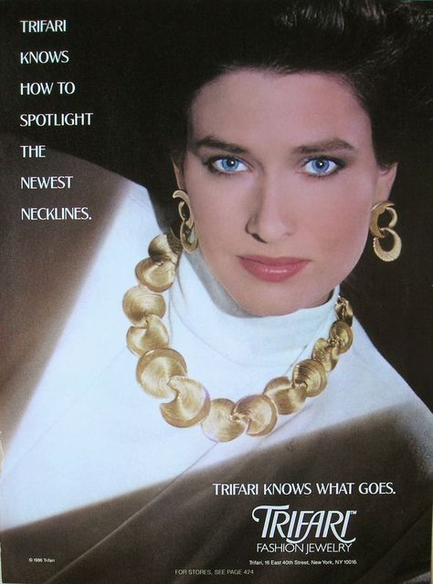 Rosemary Mcgrotha, Jewelry Poster, Jewellery Advertising, Jelly Bracelets, Patti Hansen, 80s Jewelry, 1980s Jewelry, Oversized Hoop Earrings, 80's Fashion