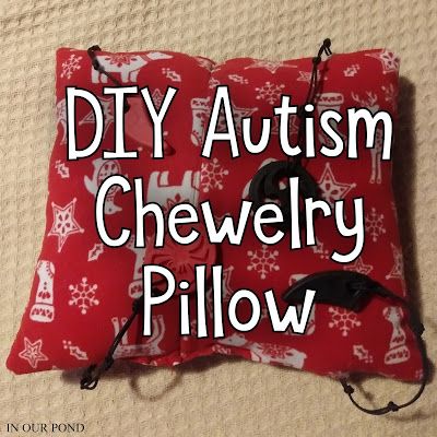 DIY Chewelry Pillow for Sensory Seekers Sensory Pillow Diy, Sensory Pillow, Sensory Seeking, Sensory Seeker, Weighted Lap Pad, Diy Sensory, Toddler Class, Activity Bags, Homeschool Supplies