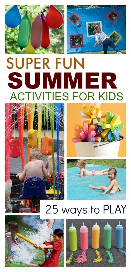 25 SUPER FUN Outdoor Activities for Kids; so many fun ways to get outside play! Water Day Preschool Activities, Ocean Week Summer Camp, Summer Camp Water Activities, Ocean Themed Summer Camp, First Week Of Summer Camp Activities, Summer Camp Camping Theme, Welcome To Summer Camp Activities, Preschool Water Day Activities, Beach Day Activities For Preschool