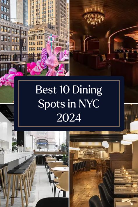 Explore the vibrant culinary scene of New York with our roundup of the top 10 restaurants to try right now in 2024. Savor unforgettable dining experiences at places like Magic Hour Rooftop & Bar, Little Sister Lounge, and ATLA Noho. Each restaurant in our curated list offers something unique, from Michelin-star dishes to cozy settings perfect for celebrations. Don’t miss an opportunity to enjoy innovative flavors and carefully crafted cocktails. Your next great meal adventure in NYC awaits! Rh Rooftop Restaurant Nyc, Nyc Birthday Ideas, Rooftop Restaurants Nyc, Cocktail Restaurant, Nye Dinner, Manhattan Restaurants, Restaurants In New York, Top 10 Restaurants, Nyc Rooftop