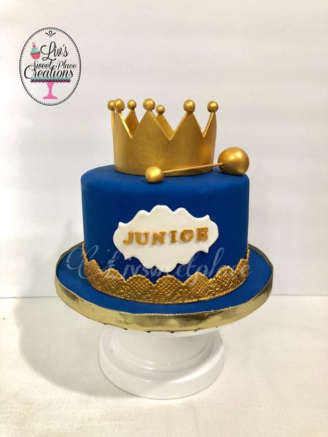 Prince Cake Ideas, Prince Birthday Cake, Prince Cake, Princess Castle Cake, Baby Boy Birthday Cake, Fiesta Mickey Mouse, Prince Birthday Party, Royal Cakes, Boy Birthday Decorations