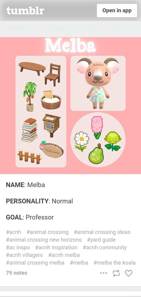 Animal Crossing Melba, Melba Acnh, Melba Animal Crossing, Cottage Core Animal Crossing, Acnh Beach, Acnh Ideas, Beach Ideas, Stardew Valley, Cottage Core