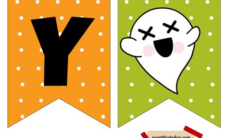 Free Printable Cute Happy Halloween Banner Halloween Banner Free Printable, Free Fall Banner Printable, Fall Banner Printable, Happy Halloween Banner Printable Free, Halloween Bunting Printable, Happy Halloween Banner, Free Banner, Pumpkin Images, Halloween Templates