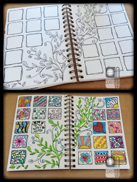 Art Journals and Creative Inspiration (or Admiration) | Fortify My Life Book Drawings, Doodling Art, Zen Doodles, Art Zentangle, Architecture Sketches, Arte Doodle, Art Children, Doodle Art Journals, Doodle Inspiration