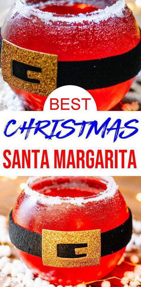 Get ready for the Holidays w/ this Santa margarita. Best Christmas margarita recipe.Easy Holiday margarita u won't want to pass up.Tequila alcohol drink recipe cute & delish.Cranberry juice tequila margarita for Christmas margarita.Cranberry margarita punch recipe w/ Santa margarita. witch out the white Christmas margarita for Santa Christmas margarita.Best Christmas cocktails w/ right amount of liquor.Make a Holly Jolly margarita. For more #alcohol drinks see KimspiredDIY #margarita #tequila Christmas Margarita Recipe, Holiday Margaritas, Christmas Margarita, Drinks Alcohol Recipes Easy, Hippie Juice, Holiday Drinks Alcohol, Xmas Drinks, Christmas Drinks Alcohol Recipes, Christmas Drinks Recipes