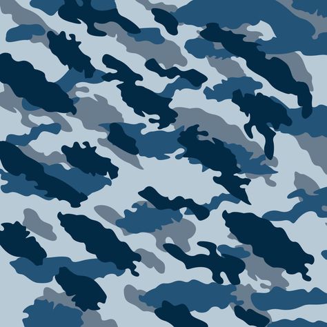 blue camouflage abstract stripes seamless pattern navy military vector illustration Military Background, Camouflage Pattern Design, Military Pattern, Navy Military, Blue Camouflage, Sea Ocean, Sea And Ocean, Battlefield, Blue Sea