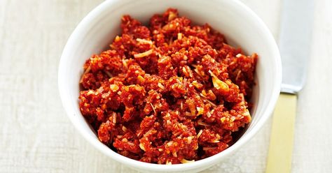 Sundried tomato pesto Tomato Pesto Recipe, Processor Recipes, Sundried Tomato Pesto, Slow Cooked Meat, Sundried Tomatoes, Wheat Pasta, Sundried Tomato, How To Make Pesto, Tomato Pesto