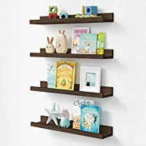 Check this out! Picture Ledge Shelf, Long Floating Shelves, Wood Floating Shelf, Rustic Wall Shelves, Black Floating Shelves, Ledge Shelf, Decorative Shelving, Modern Wall Shelf, Nursery Shelves