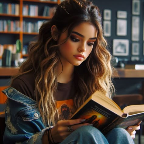 Modern Character Inspiration, Girl Book Characters, Percy Jackson Cosplay, Brown Hair Female, Female Book Characters, Characters For Books, Blonde Hair Green Eyes, Character Inspiration Girl, Art Teen