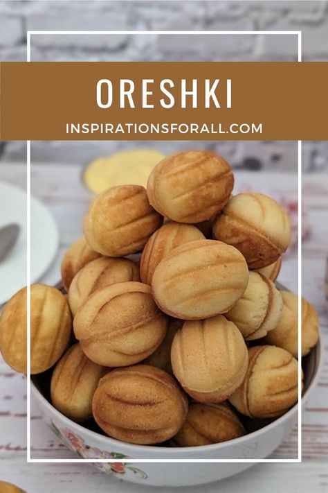 Oreshki Recipe, Walnut Shaped Cookies, Creamy Pudding, Shaped Cookies, Shortcrust Pastry, Shaped Cookie, Vanilla Bean, Lunch Recipes, Delicious Food