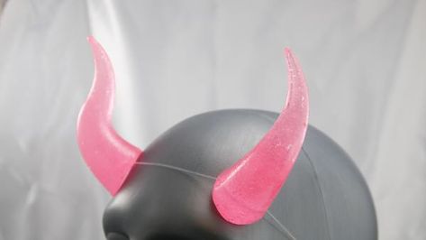 Pink Horns Aesthetic, Tiefling Pink, Pink Demon Aesthetic, Phighting Ocs, Arch Demon, Succubus Oc, Body Bases, Cosplay Horns, Demon Aesthetic