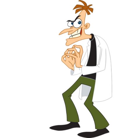 Dr Heinz Doofenshmirtz, Heinz Doofenshmirtz, Scientist Cartoon, Dr Doofenshmirtz, Phineas E Ferb, Cardboard Standup, Perry The Platypus, Phineas Y Ferb, Photo Clipart