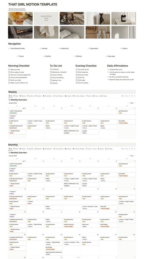 Aesthetic Notion Template for 2024 Daily Planner - 12-month daily planner with habit tracker, mood tracker, and sleep tracker - 50+ Notion templates to help you stay organized - Customizable colors and fonts - Easily share with friends and. #Notion_Template_For_Moms #Notion_Timetable_Template #Notion_Planner_Ideas #Christian_Notion_Template Event Organizer Planners, Notion Daily Planner, Academia Notion, Notion Study, Study Planner Free, Template Brown, Life Planner Organization, Planner Cleaning, Aesthetic Notion