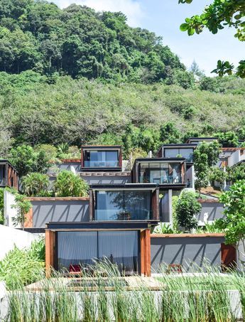 Casa Hobbit, Resort Architecture, Hillside House, Eco Architecture, Resort Design, Hotel Architecture, Green Architecture, Container House Design, Phuket Thailand