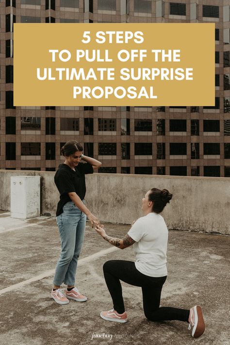 Looking to pull off the perfect surprise proposal? Check out these five ways to pull off an epic surprise proposal that your significant other actually won’t see coming. l Image by Nikk Nguyen Photo Proposal Surprise Ideas, Surprise Engagement Photos Ideas, Engagement Suprise Idea, Funny Proposal Ideas, Surprise Proposal Photoshoot Ideas, Places To Get Proposed To, Proposal Ideas Engagement Surprise With Family, How To Propose, Proposal Ideas With Kids