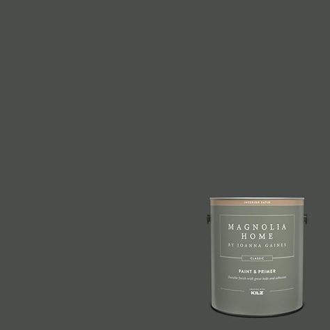 Amazon.com: Magnolia Home by Joanna Gaines Classic Interior Wall, Ceiling, Trim Paint and Primer, Satin Finish, 1 Gallon - COTTAGE GROVE Drawing Room Magnolia Paint, Olive Grove Magnolia Paint, Olive Grove Magnolia, Cottage Grove Magnolia Paint, Magnolia Homes Joanna Gaines, Joanna Gaines Paint Colors, Joanne Gaines, Joanna Gaines Paint, Joanna Gaines Magnolia