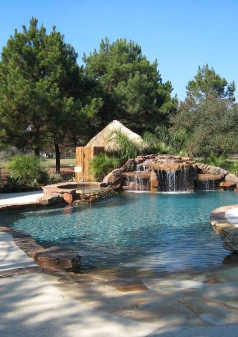 Sand Pool Backyard, Farm Pool, Swimming Ponds, Beach Entry Pool, Natural Swimming Ponds, Dream Backyard Pool, Swimming Pool Ideas, Swimming Pond, Natural Swimming Pools