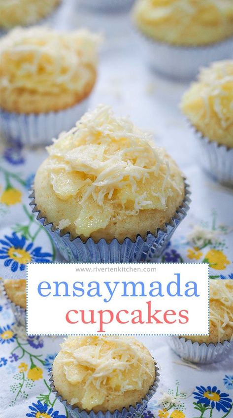 Filipino Bread Recipe, Ensaymada Recipe, Cupcake Topping, Filipino Dessert Recipes, Philippine Cuisine, Filipino Food Dessert, Homemade Buttermilk, Filipino Desserts, Cupcake Recipe