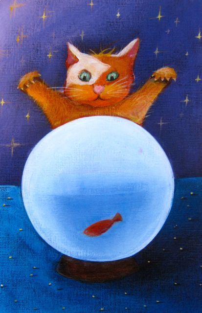 Dixit Cards Continue to Inspire English-Language Learners – Breakfast in Scarborough Diy Dixit Cards, Dixit Cards, Marie Cardouat, Art Mignon, Great Cat, Cat Character, Game Cards, Cat Painting, Children's Book Illustration