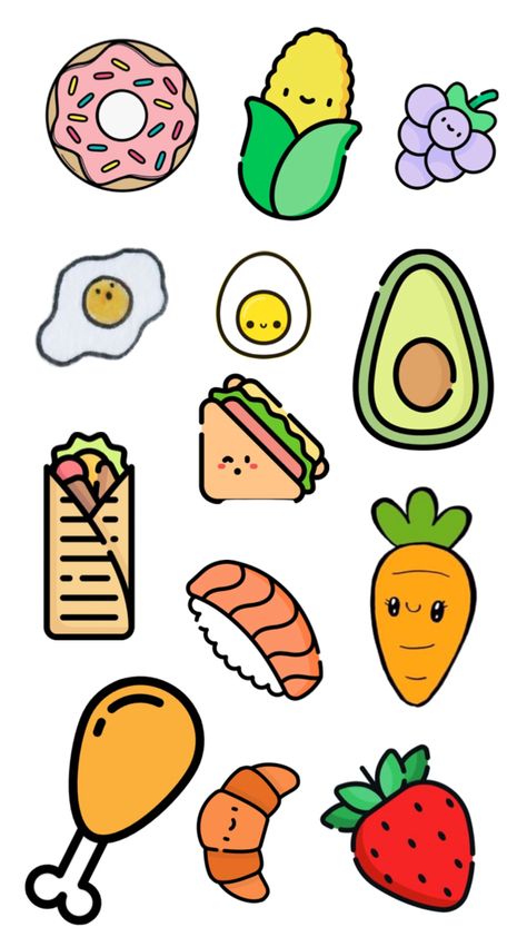 #food #drawings #simple #easy #simpledrawings #aesthetic #viralpost #yummy #fruit Food Collage, Yummy Fruit, Food Drawings, Fruits Drawing, Craft Club, Drawings Simple, Drawing Easy, Easy Drawing, Food Drawing