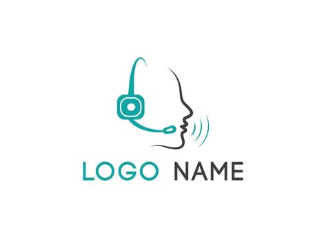 Call Center Logo Design, Call Center Logo, Service Logo Design, Center Logo, Care Logo, Service Logo, Face Mug, Call Center, Logo Images