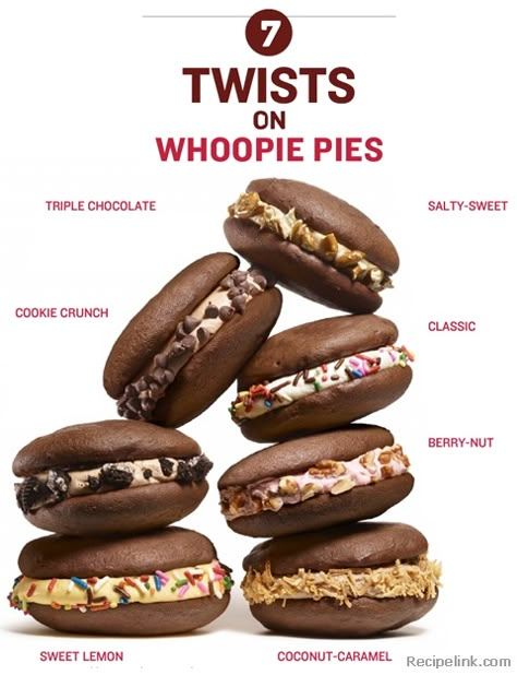 Whoopi Pies, Whoopee Pie, Baked Stuffed Shrimp, Stuffed Shrimp, Whoopie Pie Recipe, Chocolate Whoopie Pies, Cookie Crunch, Whoopie Pie, Coconut Caramel