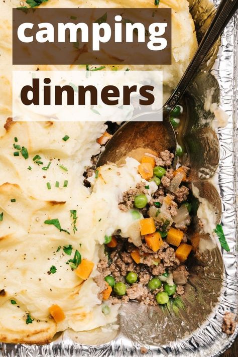 Best Camping Dinners that are easy to fix. Some make ahead camping dinners and some one pot camping meals. #campingmeals #camping Easy Camping Dinners, Camping Food Make Ahead, Quick Pasta Dishes, Camping Dinners, Stove Top Recipes, One Pot Dinners, Easy Camping Meals, One Dish Dinners, One Pot Dinner