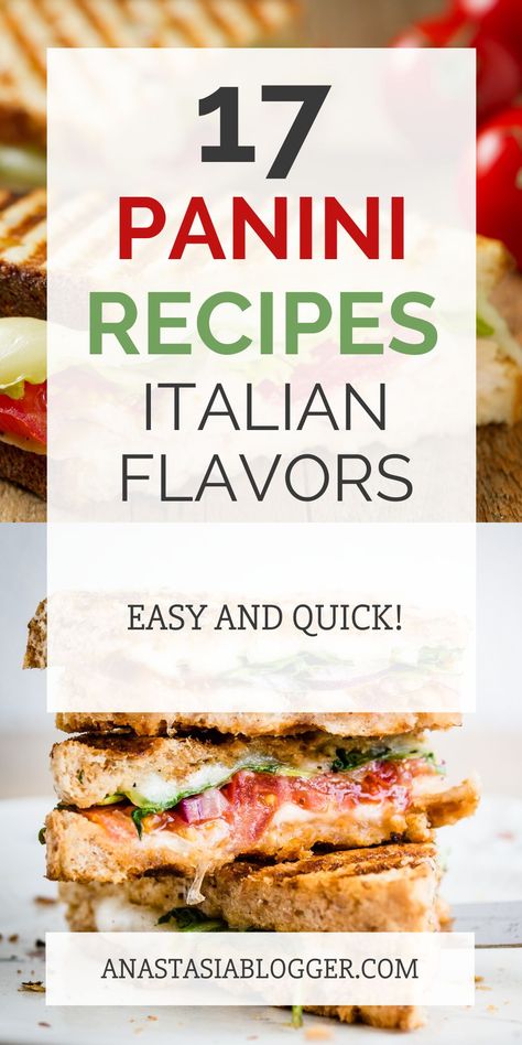 Panini Grill Recipes, Best Panini Recipes, Panini Press Recipes, Grilled Cheese Panini, Italian Panini, Panini Bread, Italian Bread Recipes, Sandwich Wraps Recipes, Easy Sandwich