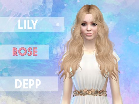 Sims 4 Lily Rose Depp, Sims Download, Lily Rose Depp, Lily Rose, The Sims 4, Sims Cc, The Sims, Sims 4, Lily