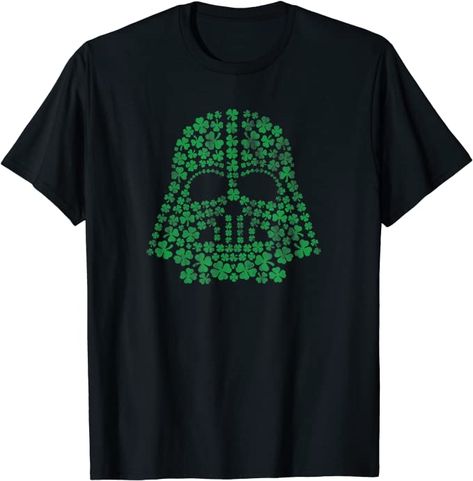 Amazon.com: Star Wars Darth Vader Green Shamrocks St. Patrick's Day T-Shirt : Clothing, Shoes & Jewelry Star Wars Tees, Star Wars Merchandise, St Patrick's Day Gifts, Novelty Clothing, T Shirt Image, Star Wars Shirts, St Patrick Day Shirts, Star Wars Rebels, Star Wars Darth