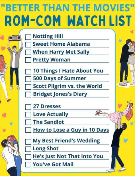 Netflix Show Recs, Rom Com Playlist Cover, Best Rom Coms Movies, List Of Rom Coms, Better Than The Movies Series, Best Rom Com Movies List, Rom Com Movies To Watch, Good Thriller Movies, Must Watch Rom Coms