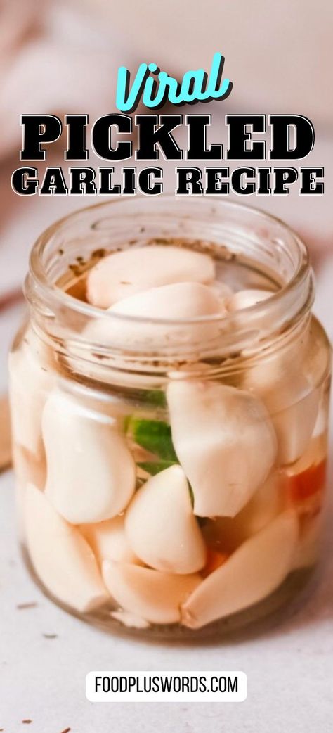 Best Refrigerator Pickles, Pickle Garlic, Eggs Pickled, Pickled Fruit, Mediterranean Appetizers, Garlic Recipe, Pickle Recipes, Pickled Eggs, Canned Foods