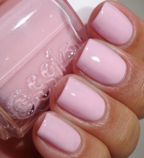 Essie - No baggage please - so pretty!....I just painted this on my nails and LOVE IT!  So many times when I get light colored polish it doesn't show up, this one looks awesome! Milky Nails, Pink Gel, Pink Nail Polish, Essie Nail Polish, Colorful Nail Designs, Bohol, Pink Nail, Essie Nail, Nail Polish Colors