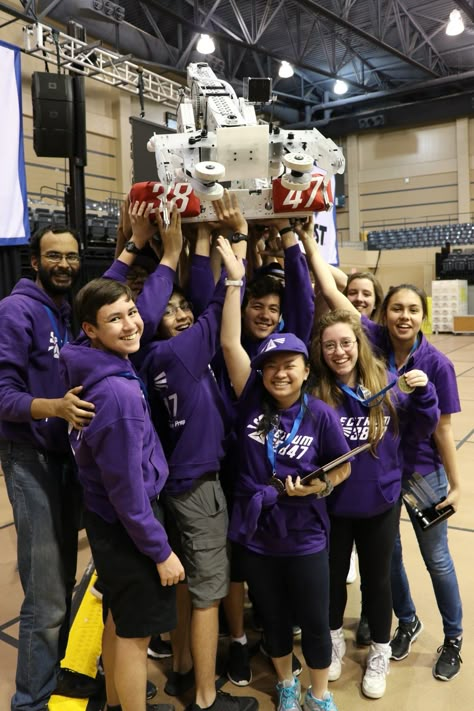 Alamo Regional Champions   Gold medal awarded to Spectrum 3847 the St. Agnes and Strake Jesuit engineering team at FIRST Robotics Competition (FRC) Alamo Regional Competition in San Antonio. Team advances to Championships.   Houston TX April 9 2018 - - Spectrum 3847 the St. Agnes and Strake Jesuit engineering team FIRST Robotics Team Spectrum 3847 won the Alamo Regional Competition held in San Antonio. The team is now heading to the World Championships for the fifth year.  Spectrum 3847 competed First Robotics Competition, First Robotics, First Lego League, Robotics Competition, St Agnes, The Alamo, Life Vision Board, Gold Medal, Robotics