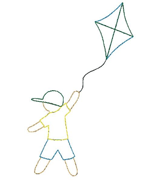 boy flying kite Kite Drawing, Kite Template, Flying Kite, Composition Drawing, Design Catalog, Red Kite, Scrapbook Images, Kite Flying, Cartoon Boy