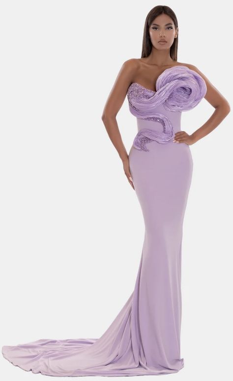 Lilac Long Dress, Long Tight Dress, Dress With Tail, Albina Dyla, Silver Sparkly Dress, Embellished Corset, Dress With Beads, Mint Green Dress, Gowns Prom