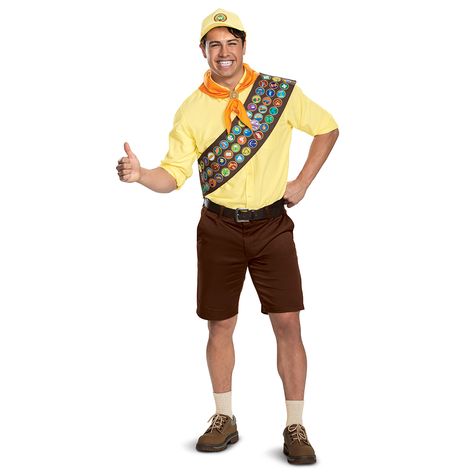 Russell Costume, Explorer Hat, Indian Dress Up, Wilderness Explorer, Disney Pixar Up, Disney Up, Disney Halloween Costumes, Merit Badge, Zombie Girl