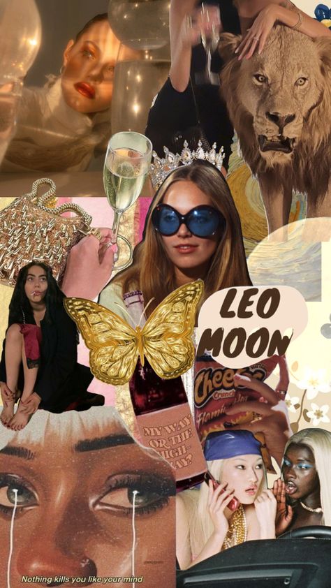 Leo Mars Woman, Moon In Leo Aesthetic, Leo Moon Aesthetic, Lilith Astrology, Leo Aesthetic, Sagittarius Rising, Zodiac Chart, Leo Moon, Leo And Aquarius