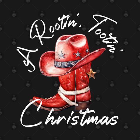 Rootin Tootin Christmas, Rootin Tootin, Shirt Design Ideas, Ideas For Christmas, Retro Designs, Kids Magnets, Black Fits, Case Stickers, Phone Case Stickers