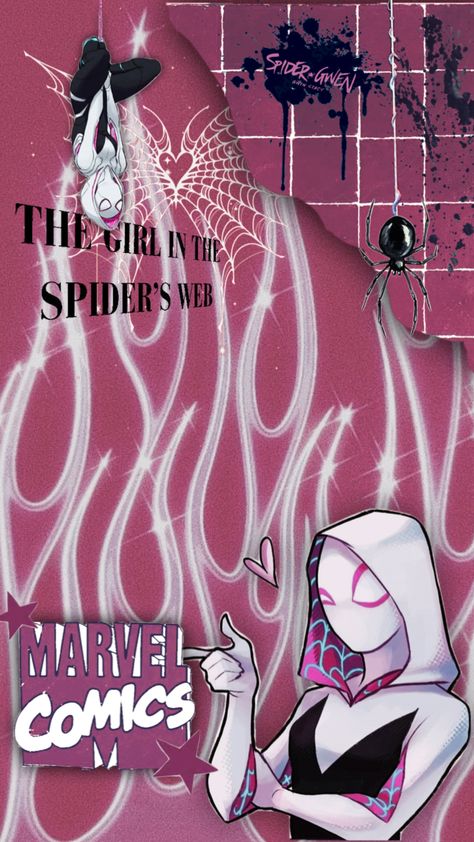 Music Art Wallpaper, Superhero Wallpaper Iphone, Spider Gwen Art, Gwen Spiderman, Vintage Music Art, Iphone Wallpaper Cat, Spiderman Theme, Spiderman Art Sketch, Walpaper Hello Kitty