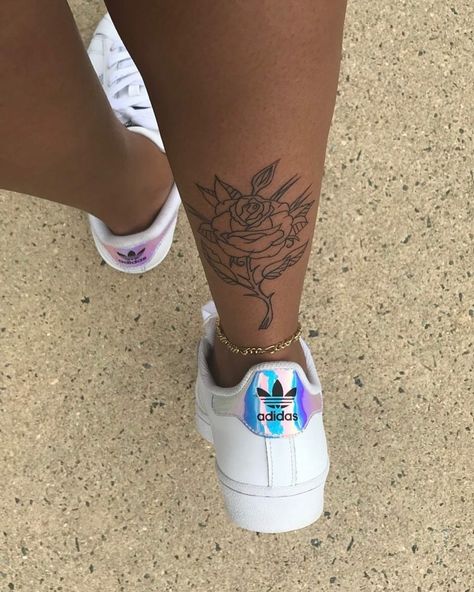 Calf Tattoos For Women, Small Chest Tattoos, Nike Shoes Women Fashion, Ankle Tattoos For Women, Gemini Tattoo, Tasteful Tattoos, Spine Tattoos For Women, Arte Van Gogh, Calf Tattoo